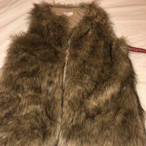 Womens Faux Fur Vest